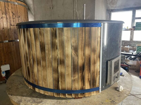 Lauko kubilas (integruota krosnelė) 2m vidus / 2.25m išorė - Image 3