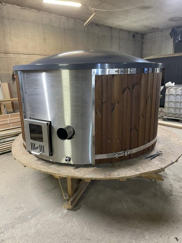 Lauko kubilas (integruota krosnelė) 1.8m vidus / 2.0m išorė - Image 3