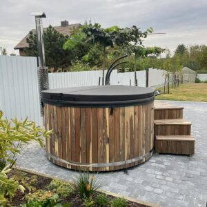 Lauko kubilas (integruota krosnelė) 2m vidus / 2.25m išorė